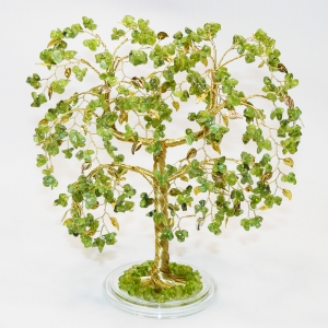 Хризолитовое дерево среднее с золотым листом - дерево счастья