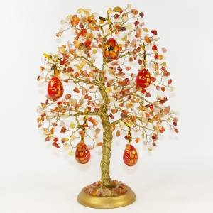 Пасхальное дерево из сердолика - дерево счастья