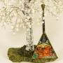 Береза скульптурная из агата - дерево счастья